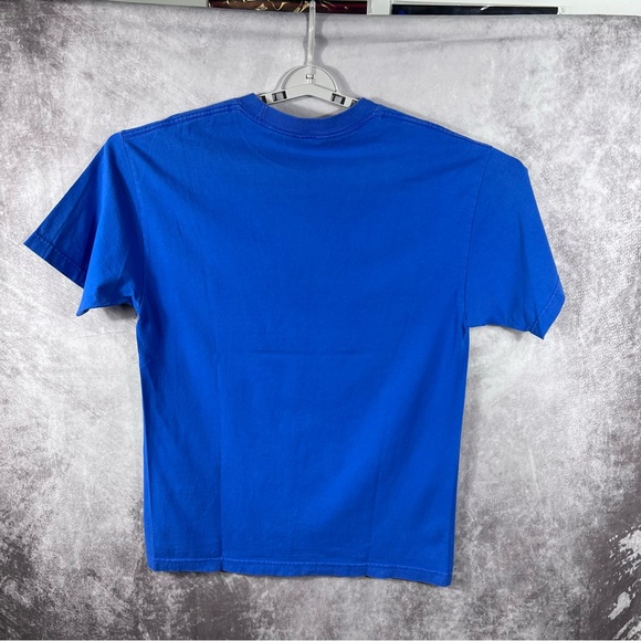 Imking Mens Large Blue Graphic Baseball I’m King Or Die We The Leaders Shirt - Picture 7 of 9